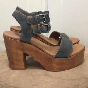 KELSI DAGGER BROOKLYN • “Sky” • Heeled Platform Sandals • Size 8 • NIB